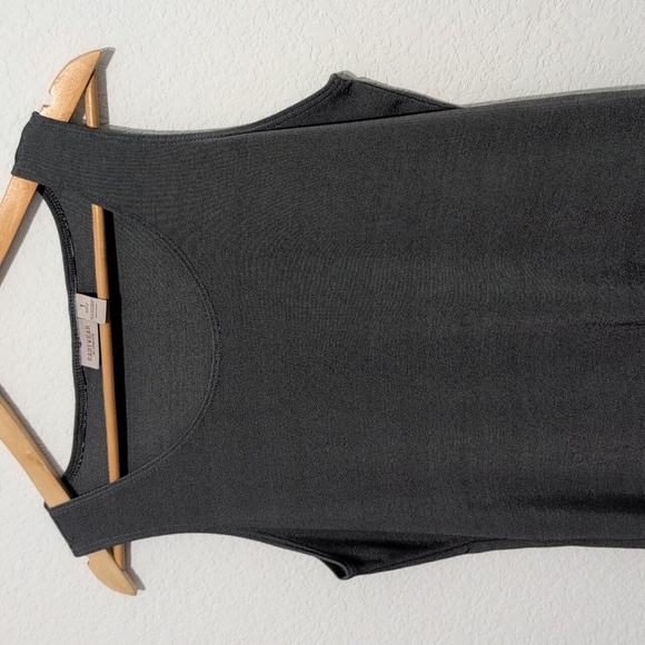 Easywear By Chico's Layering Tank Top Dark Gray Size 1/(8) - Picture 5 of 6